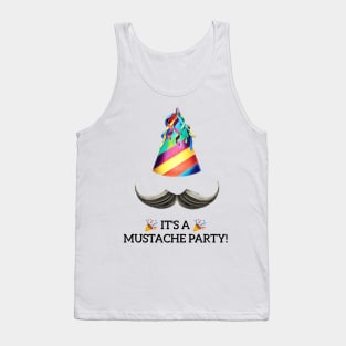 It's a 'Stache Party Tank Top